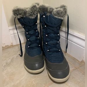 Women's Winter Hiking Boots - SH 500 X-Warm Blue